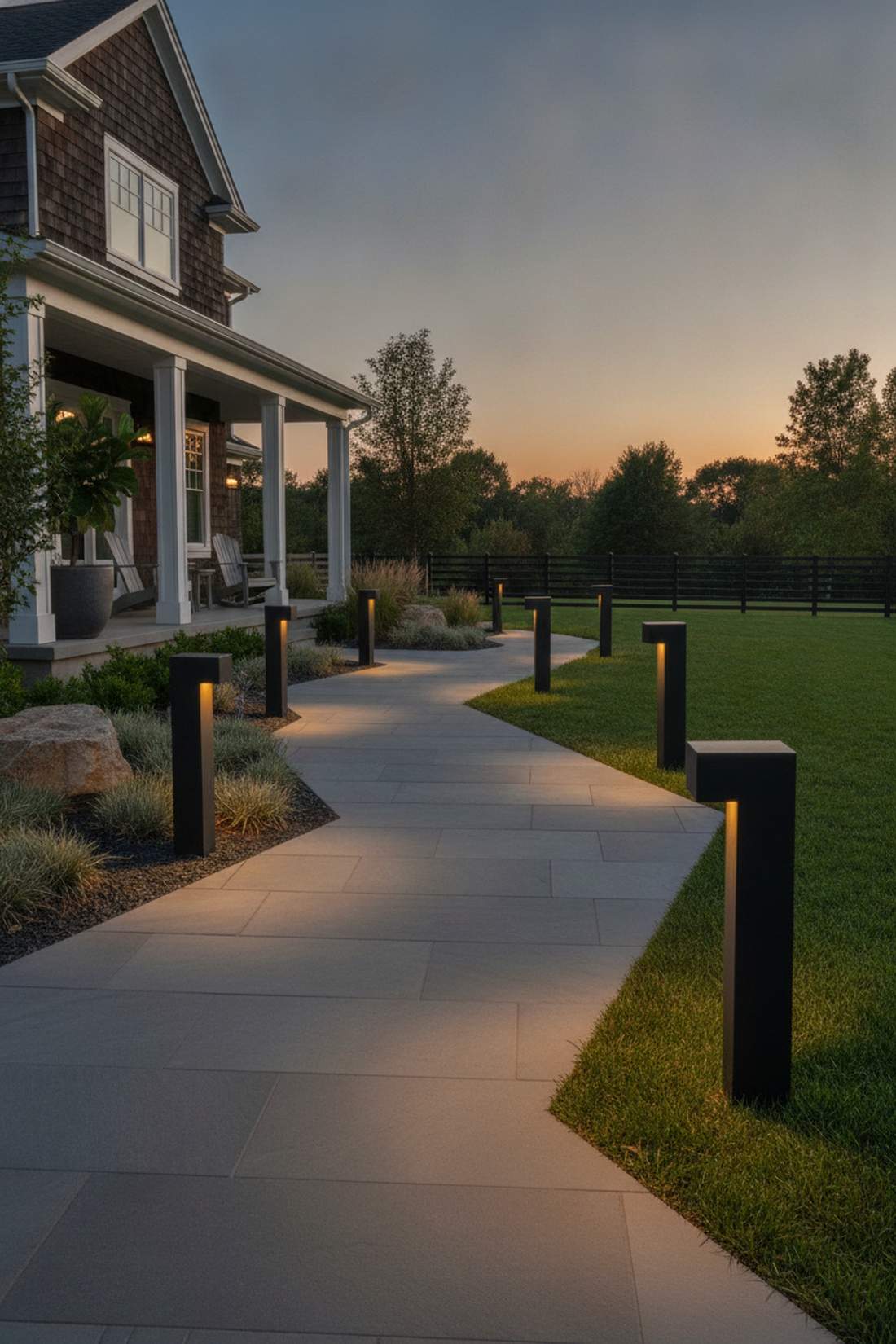 cubic bollard lights