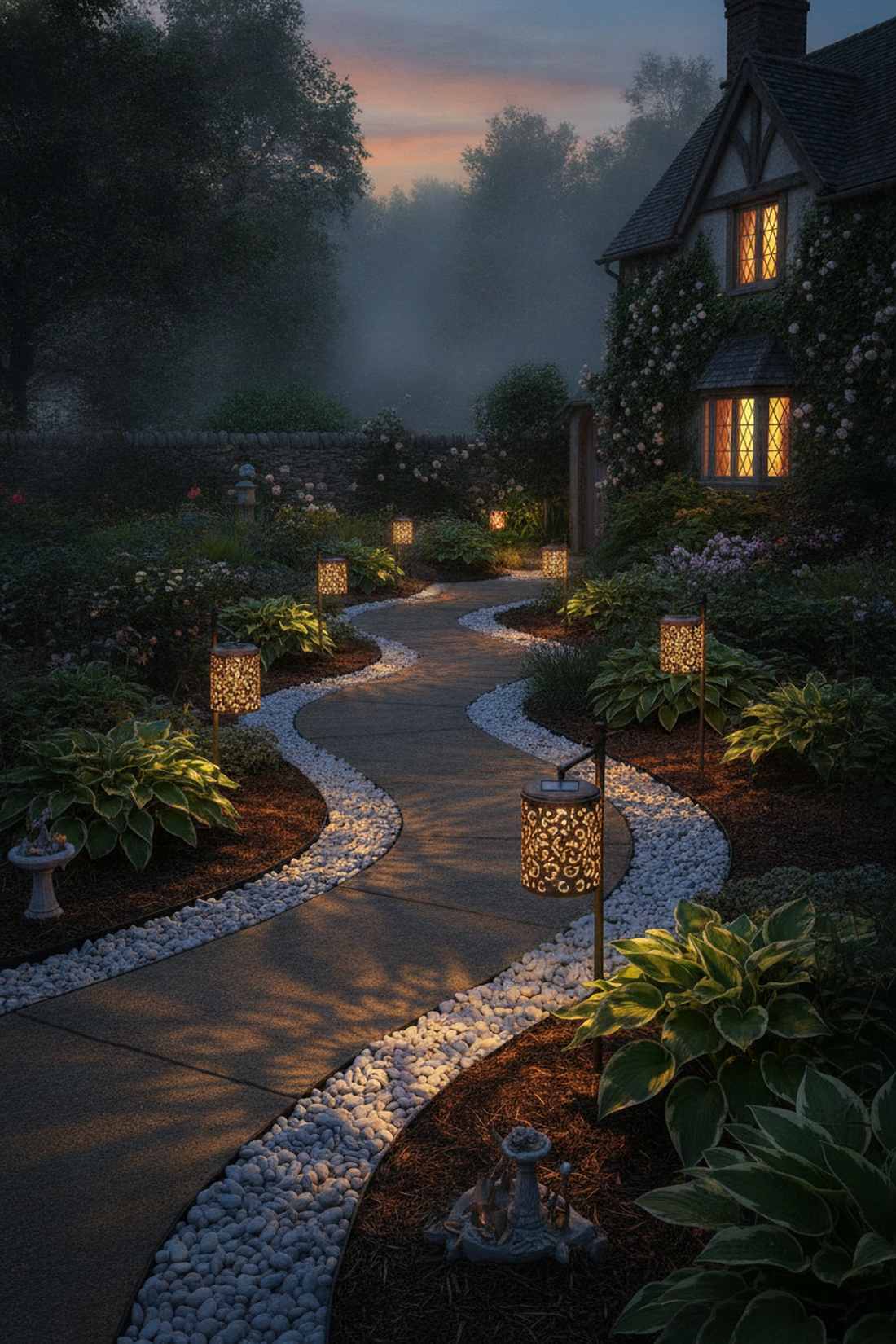decorative stake lanterns