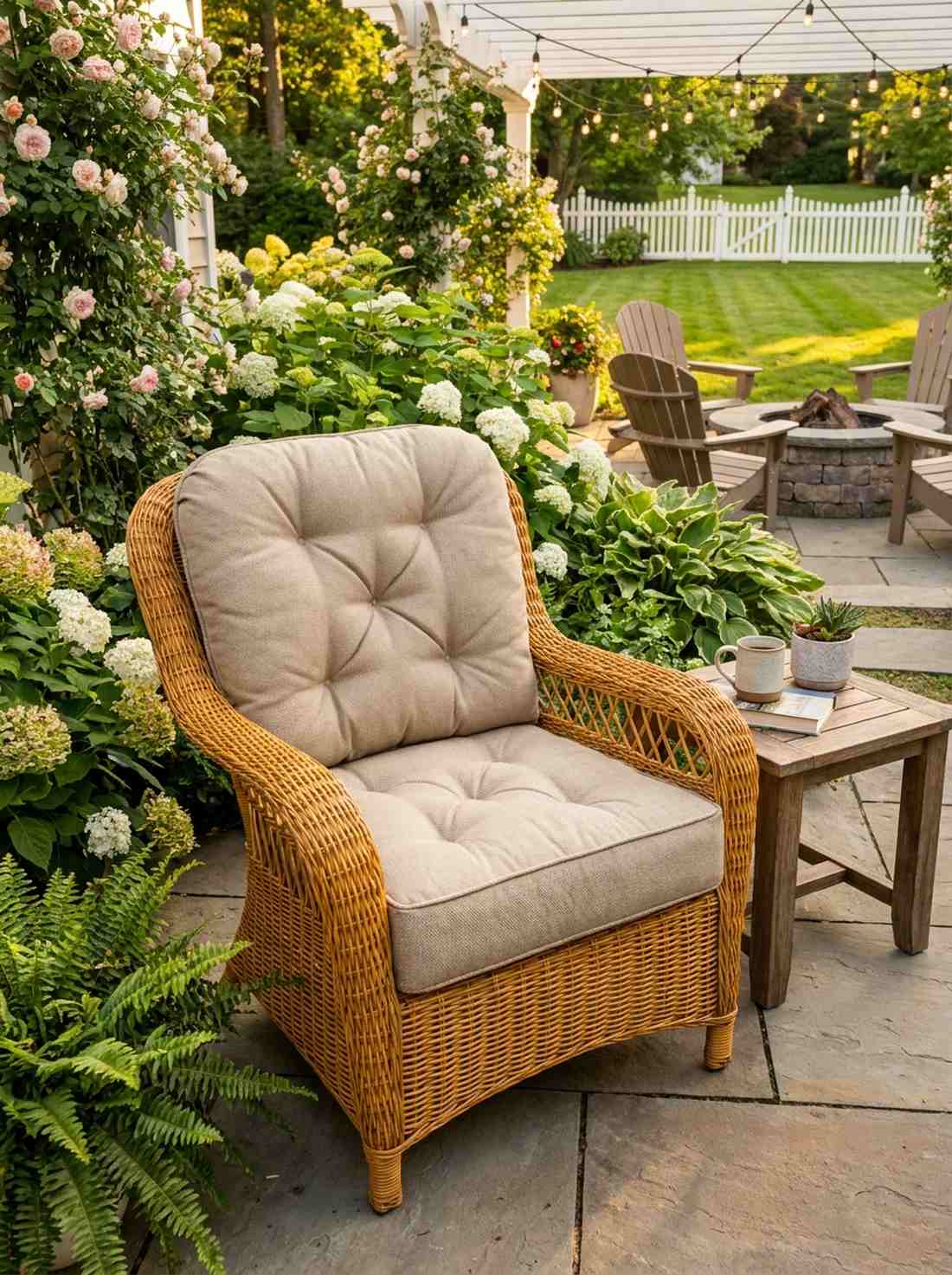 diamond tufted textured cushion