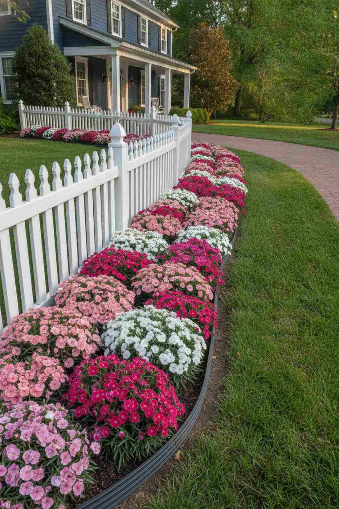 dianthus ribbon border