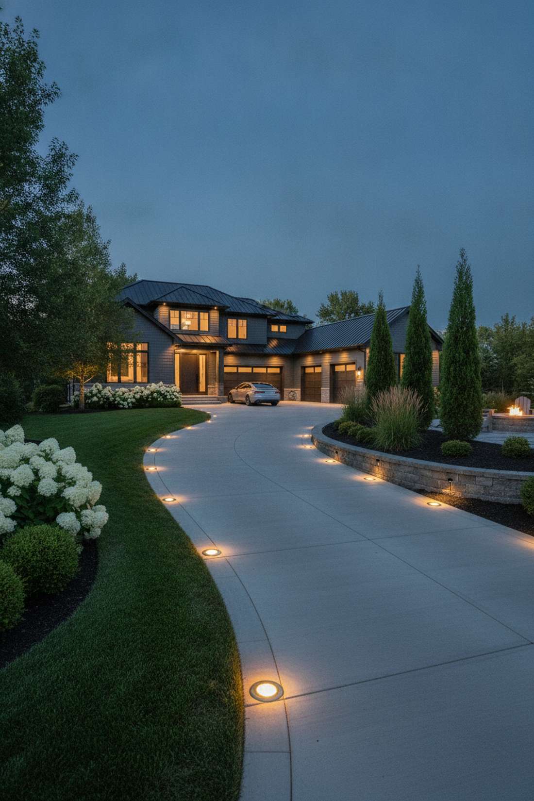 driveway edge delineation