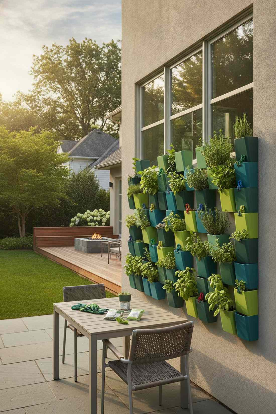fabric saddle planters