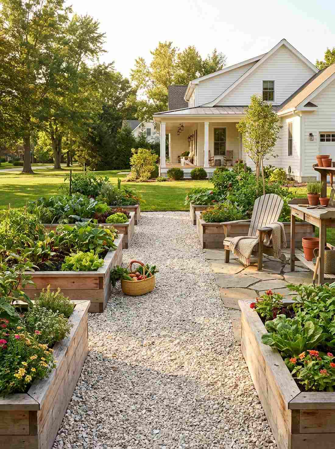 kitchen garden aisle