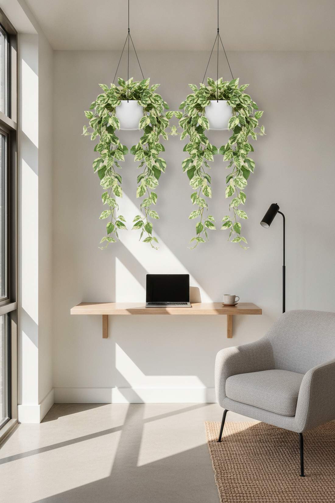 marble queen pothos variegated
