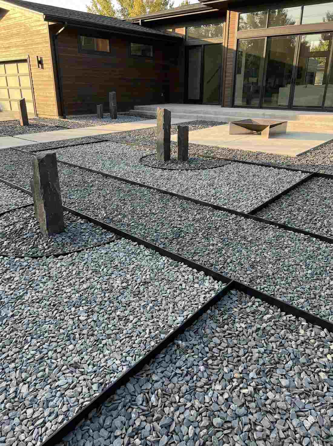 monochrome palette garden