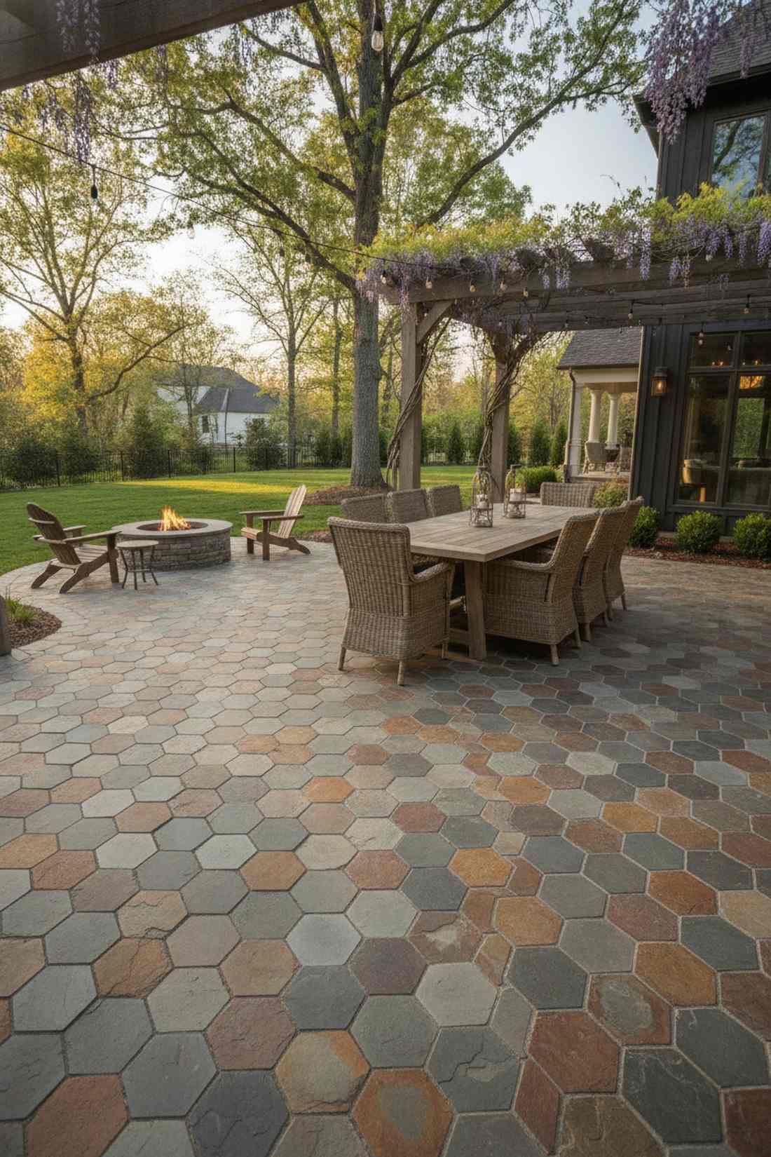 mosaic puzzle piece flagstone