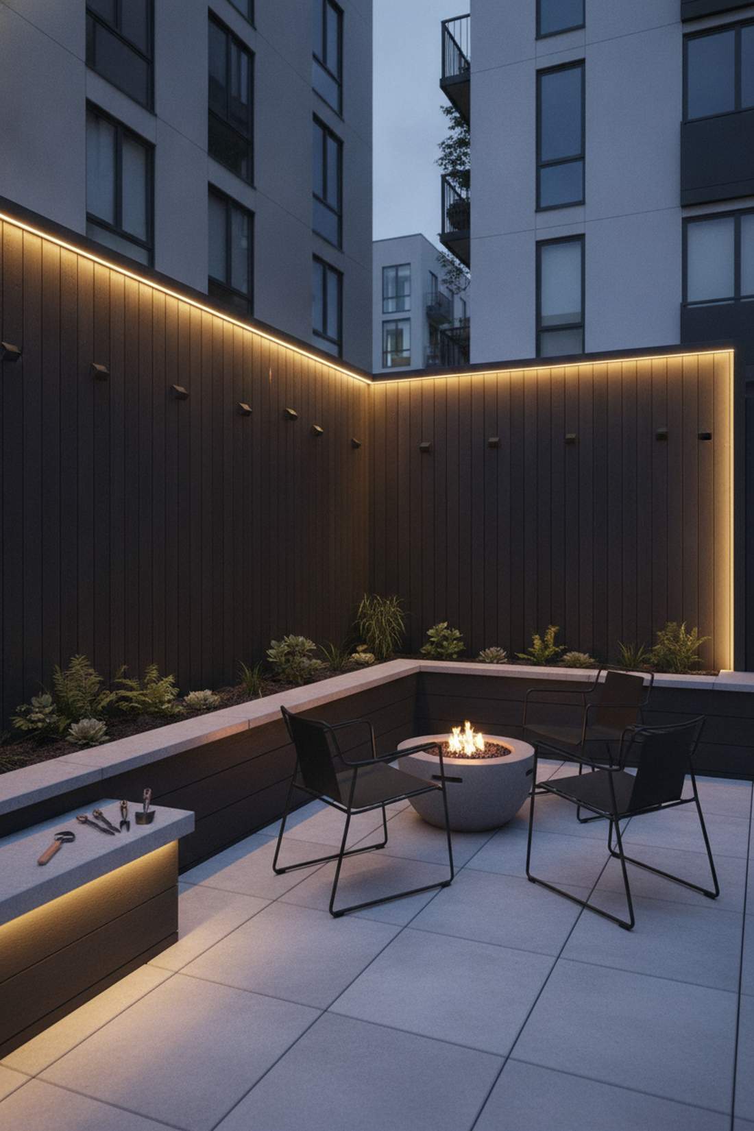 perimeter frame lighting