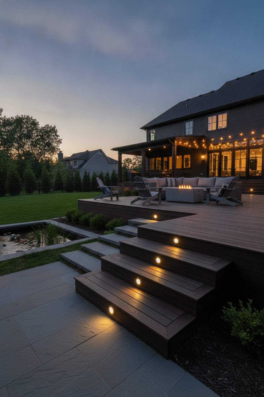 recessed step lights