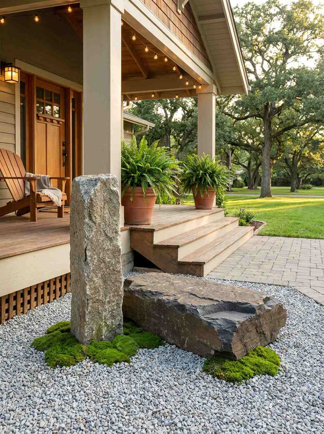 reclining guardian stone pairing