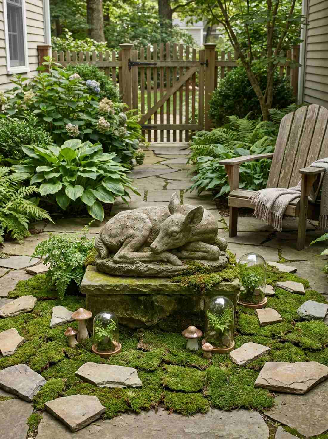 resting fawn