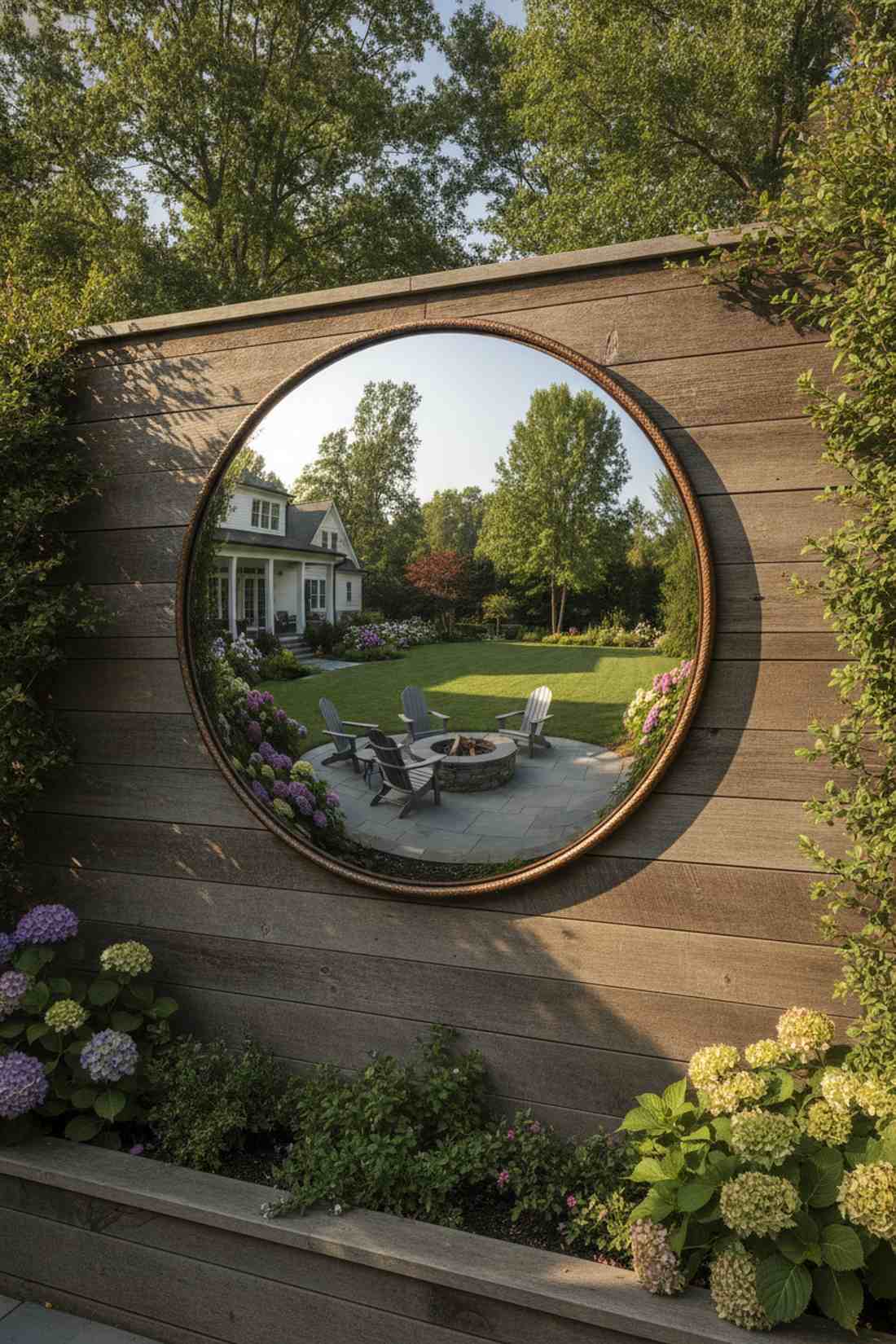 round convex mirror for panoramic reflection