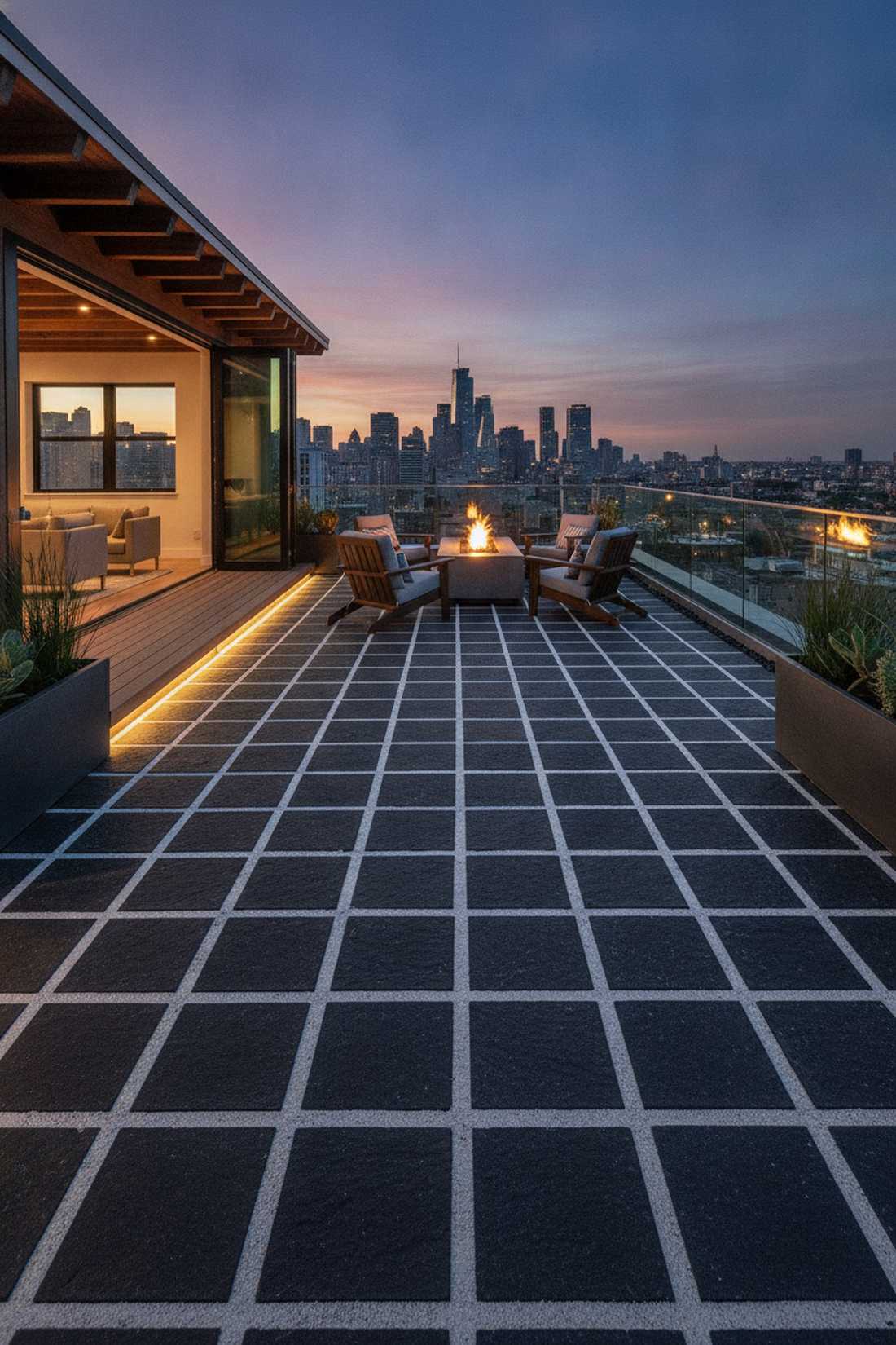 square granite grid