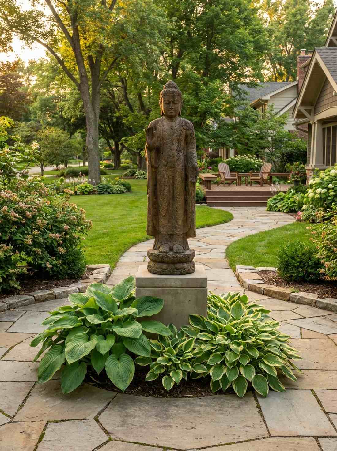 standing buddha