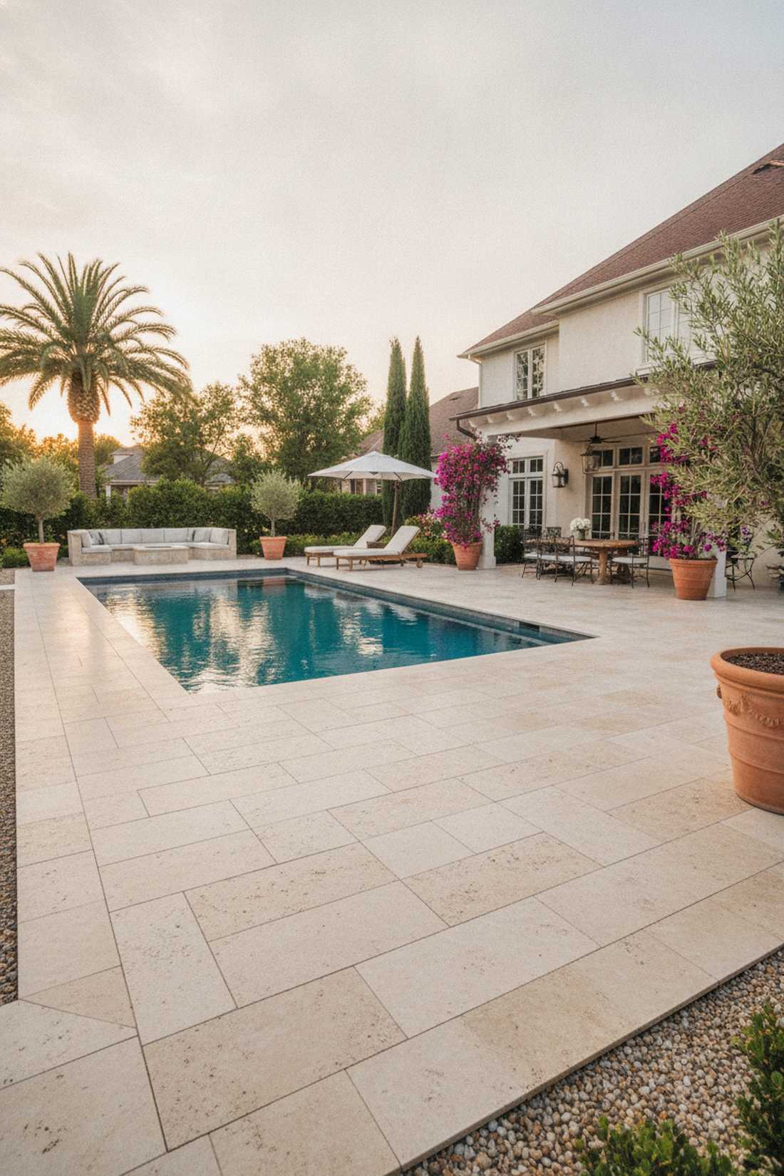 travertine pavers