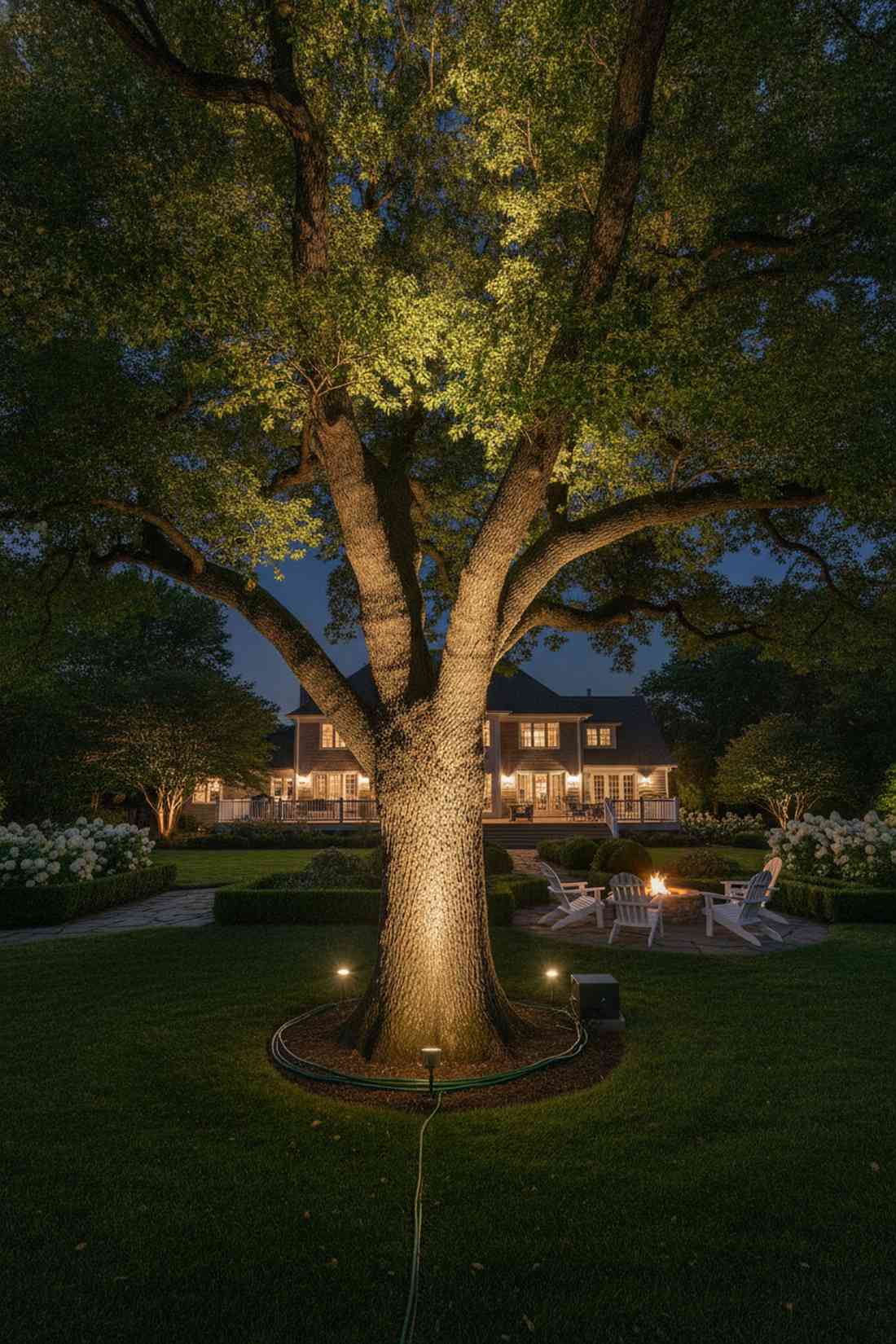 trunk canopy combination large trees