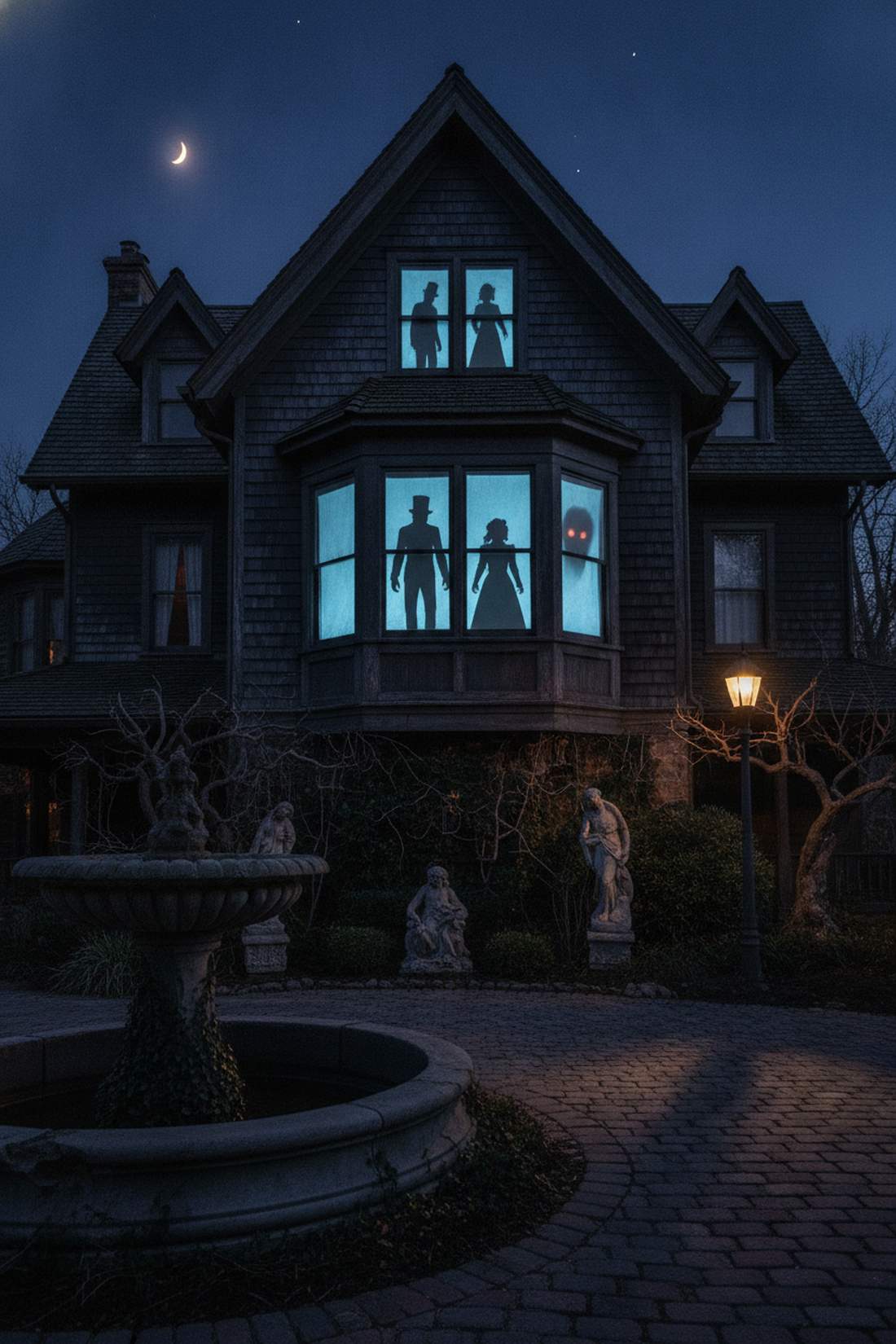 window silhouette projections