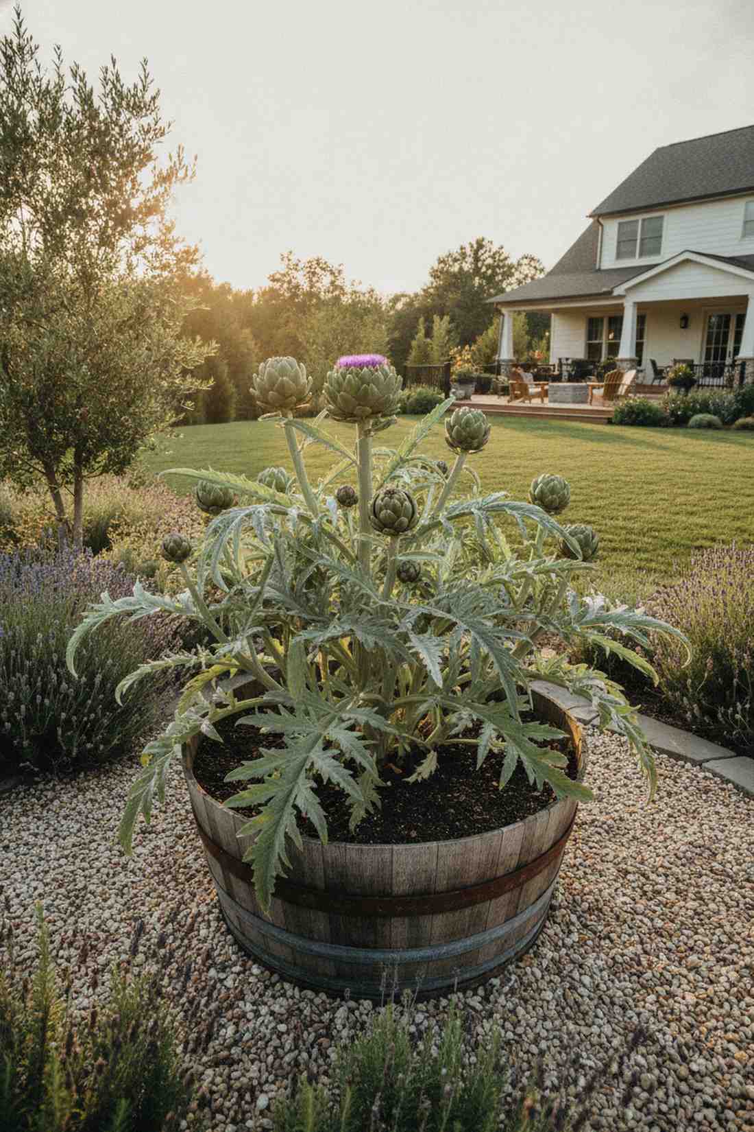 artichoke focal points