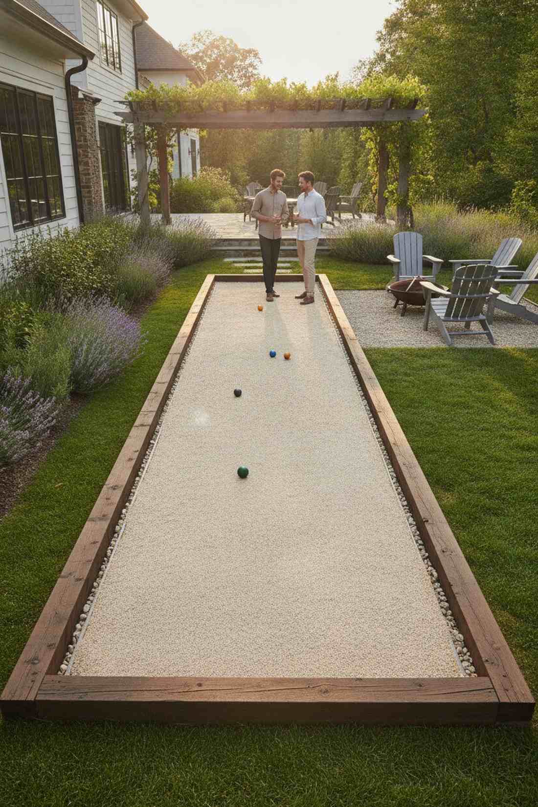 bocce ball courts
