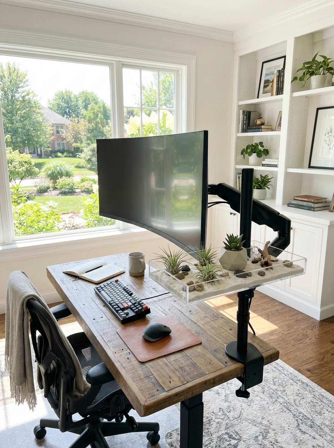 clip on monitor garden