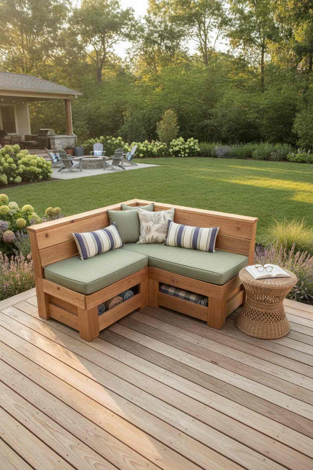 corner wedge seating