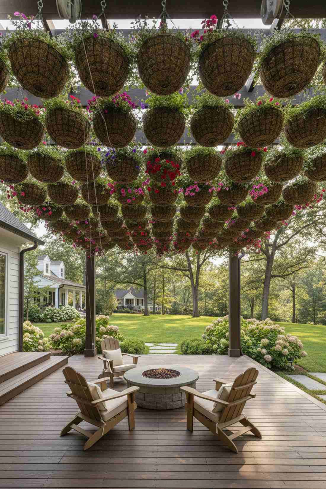 hanging basket canopy