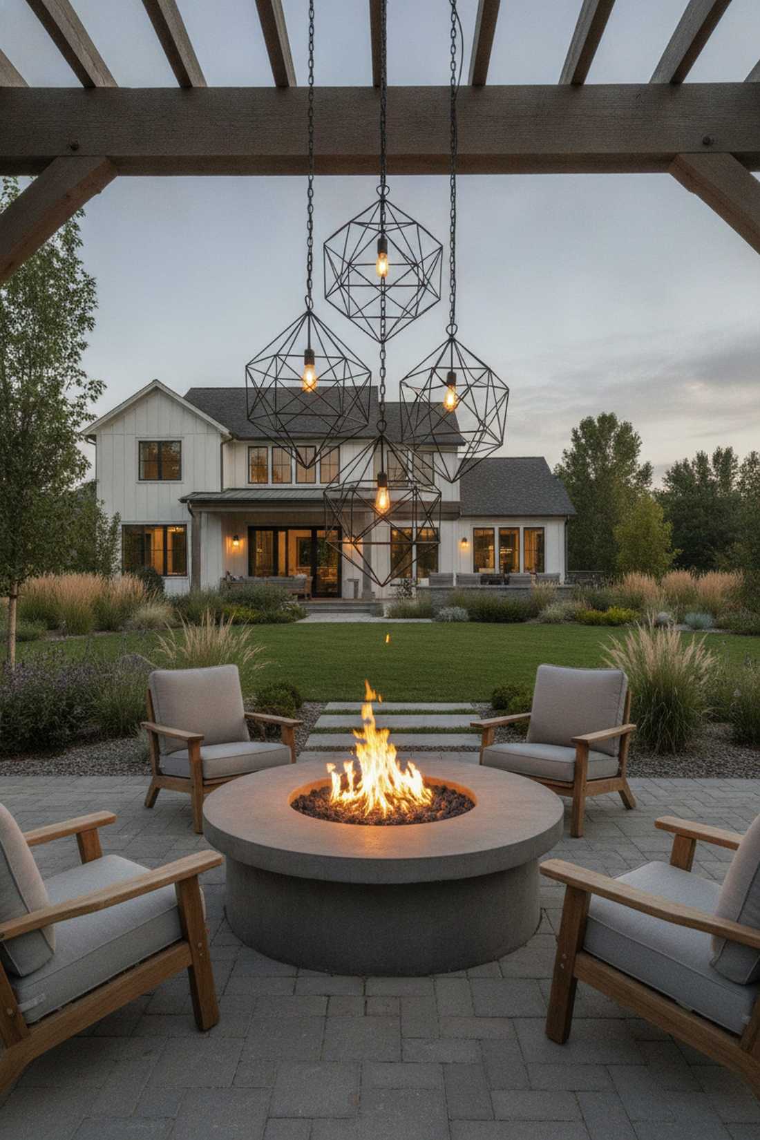 hexagon frame pendants