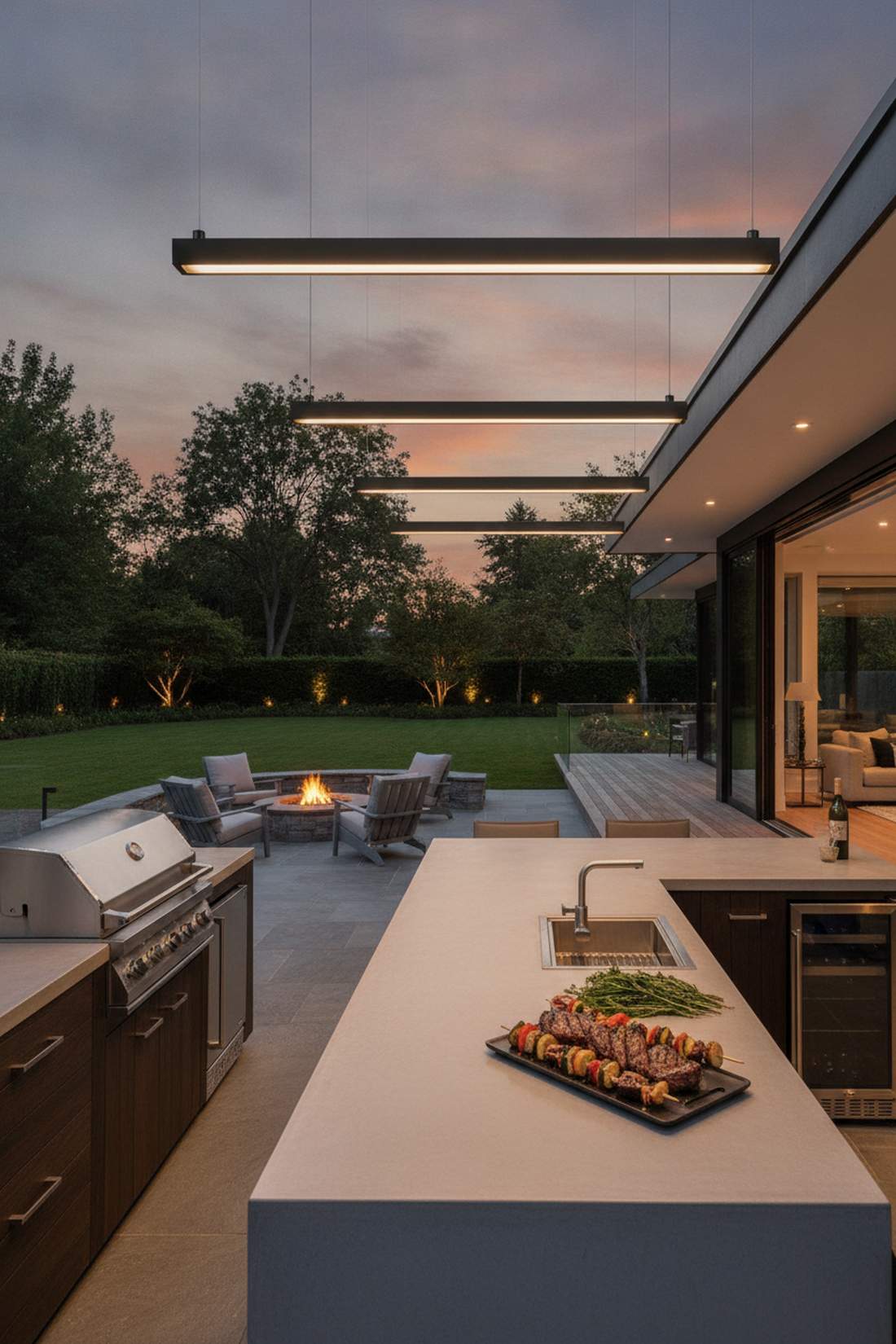 linear suspension lights