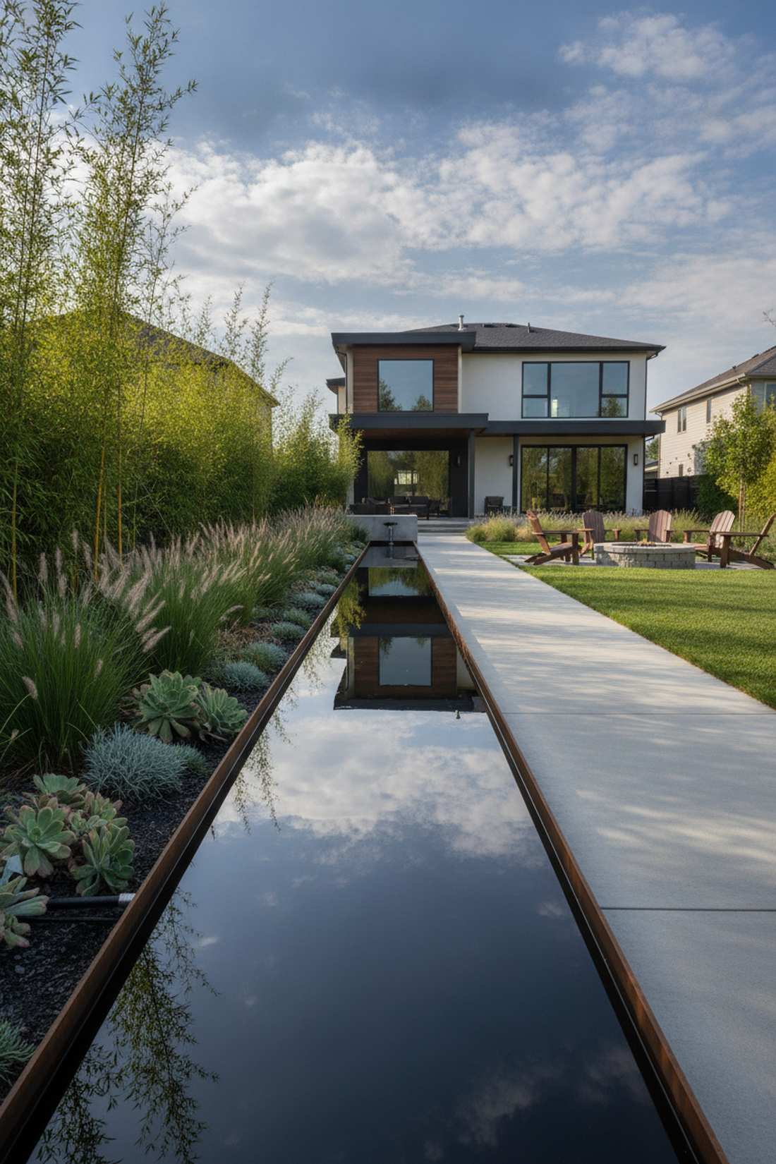 linear water feature