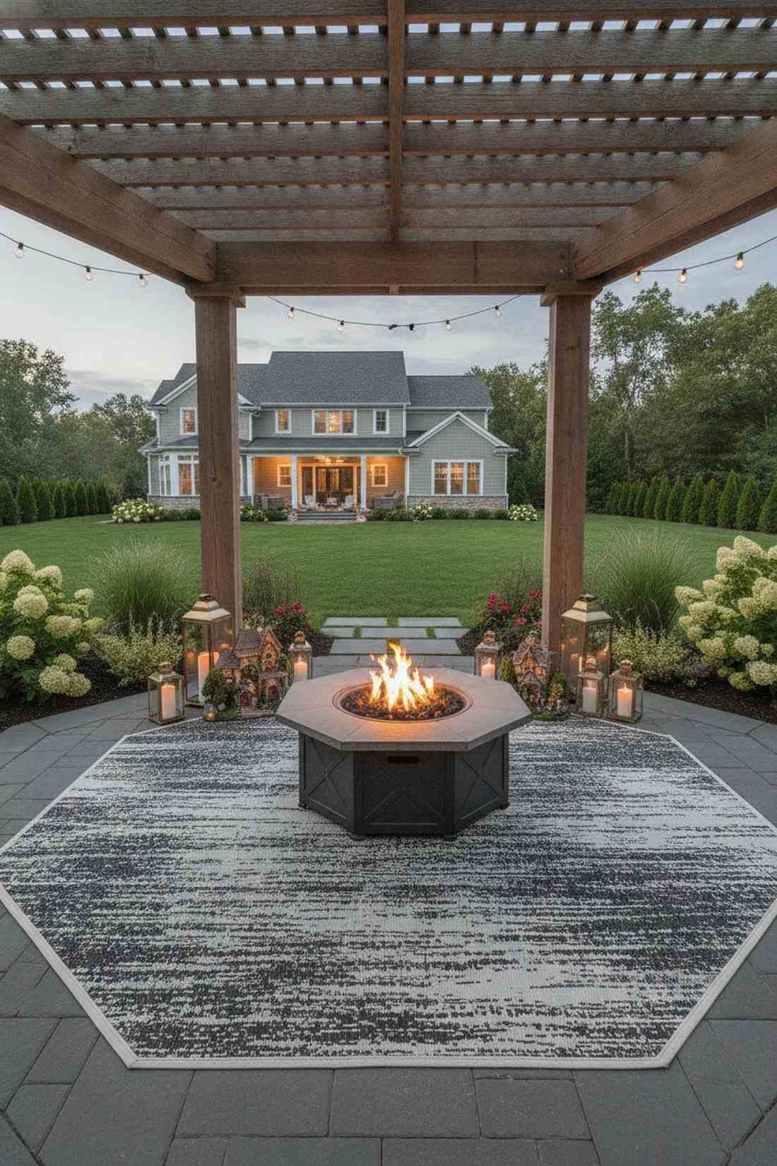 octagonal focal point