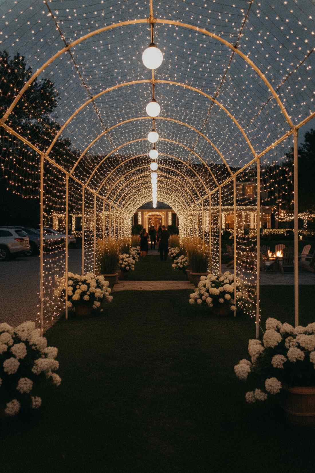 pathway entry lighting tunnel