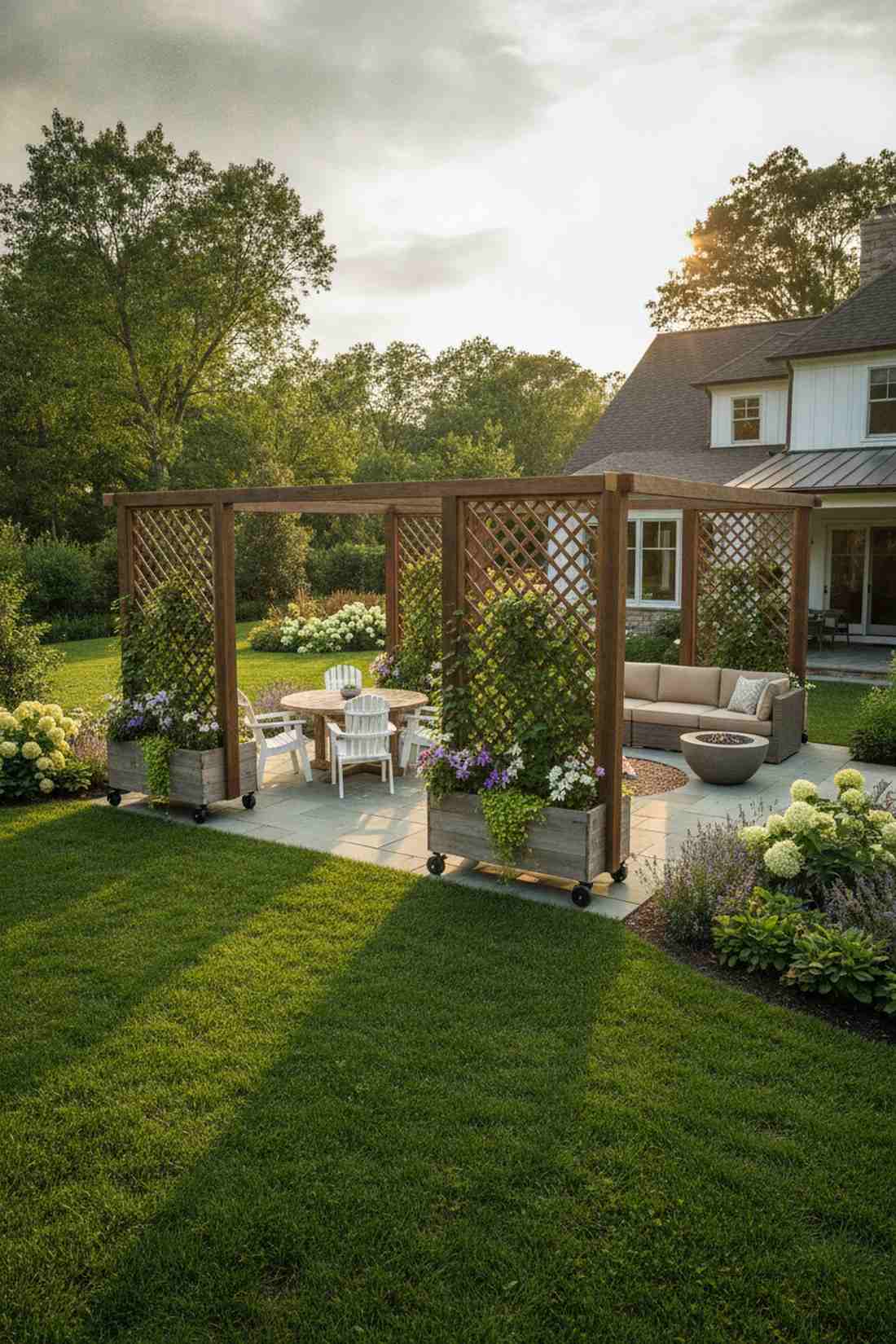 trellis partition screens
