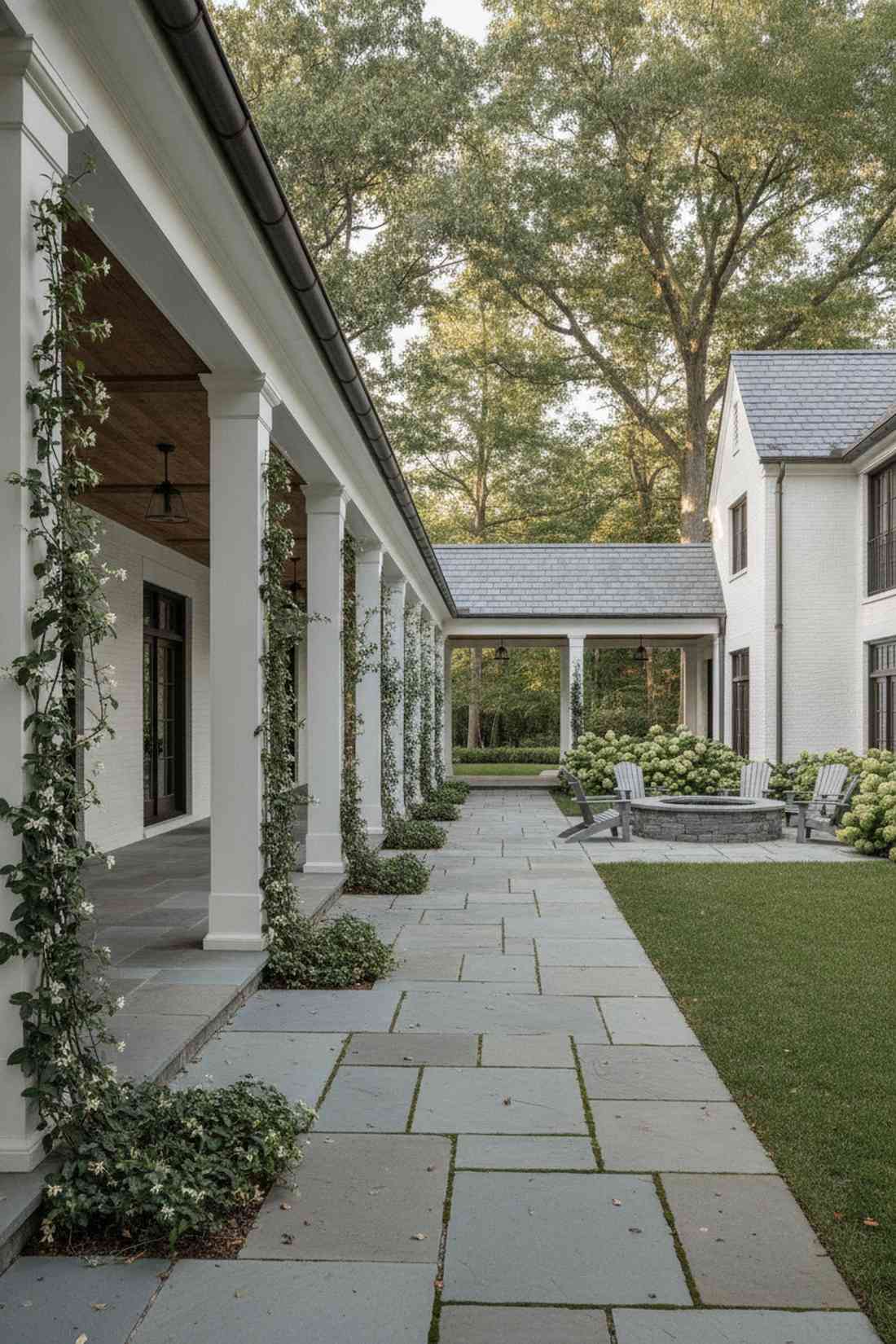 covered breezeway to guest house