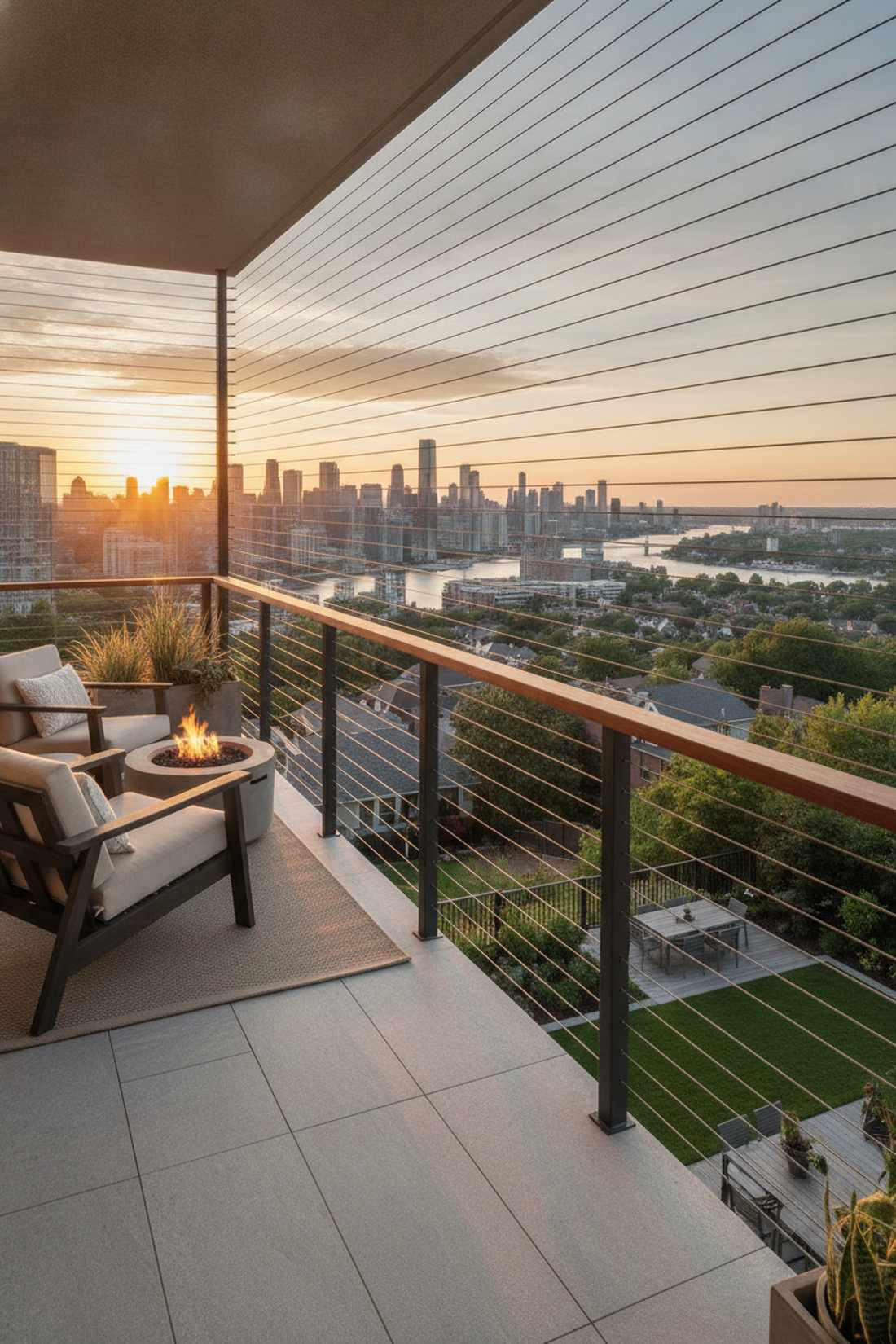 minimalist railing design