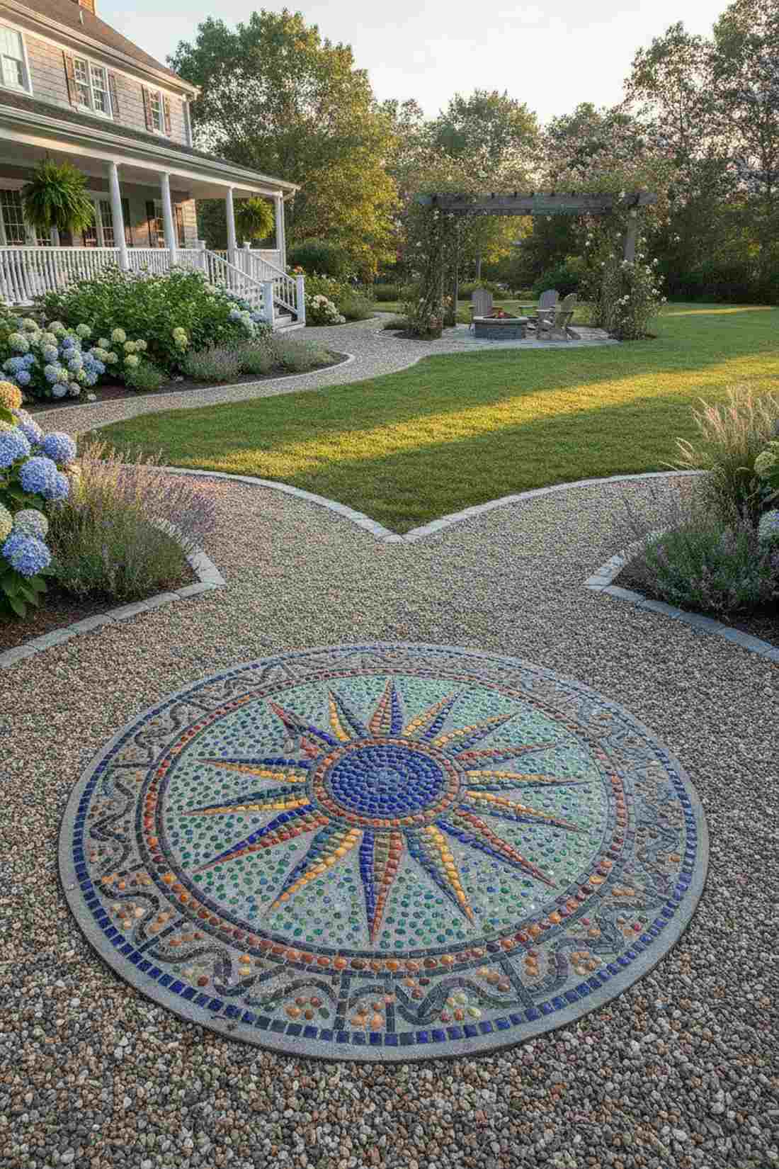mosaic medallion centerpiece