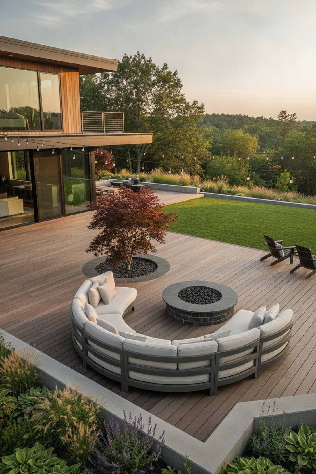 organic curved sectionals