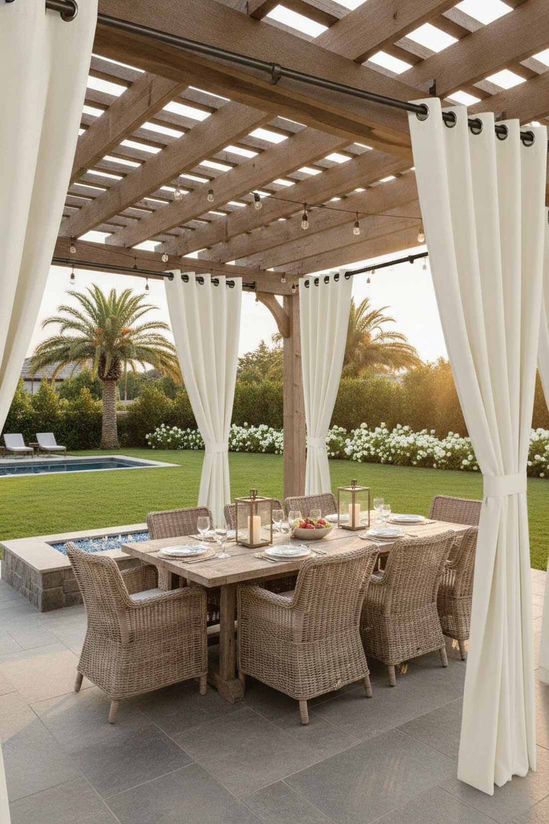 outdoor curtain panels