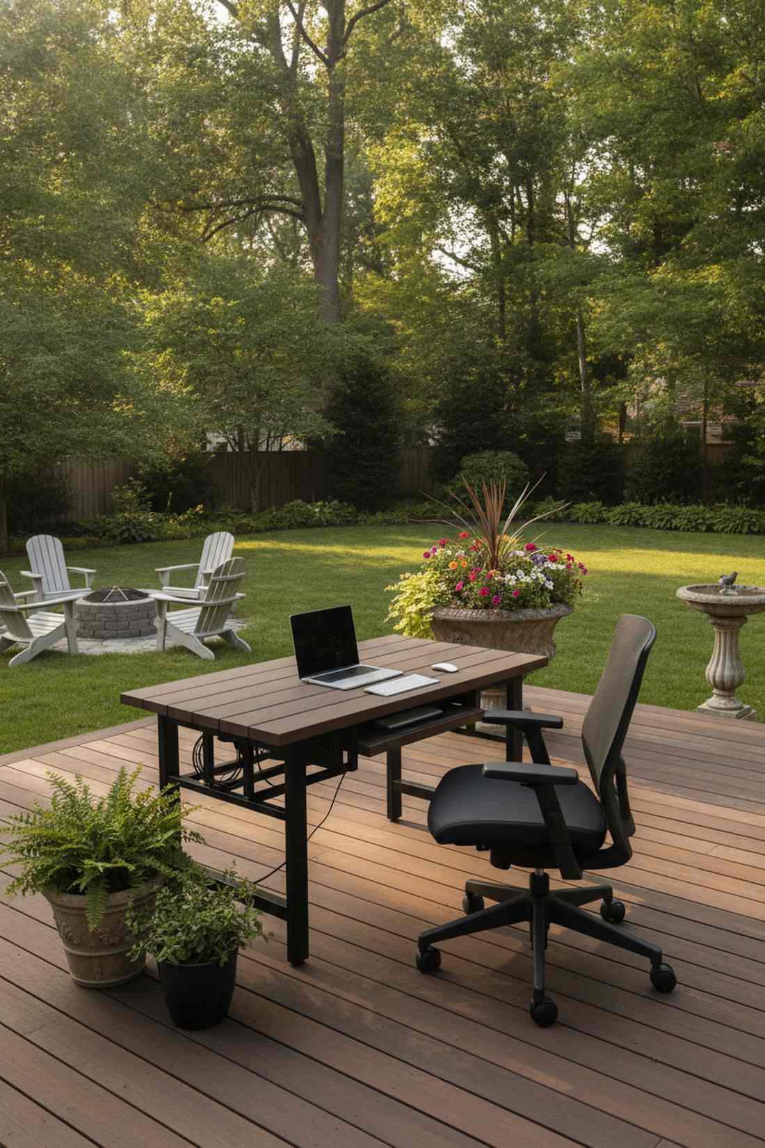 outdoor office work stations