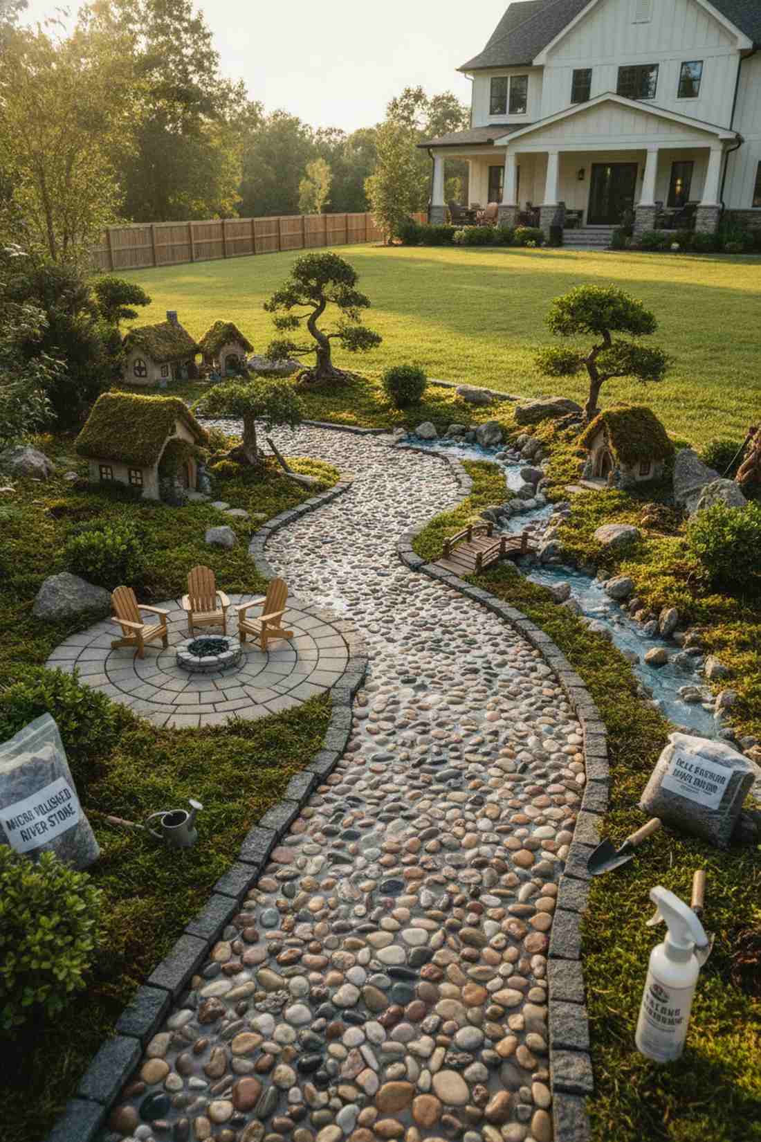 pebble pathways