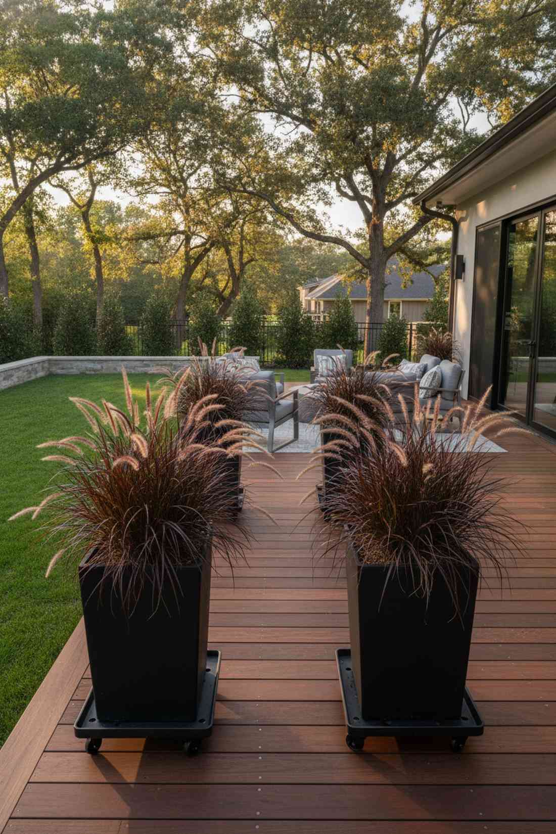 purple fountain grass