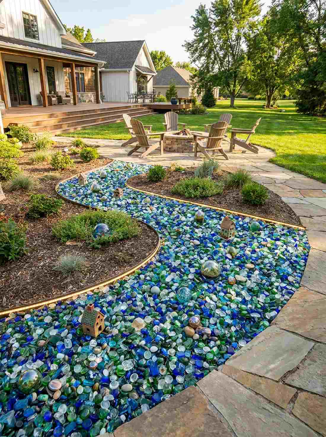 recycled glass mulch