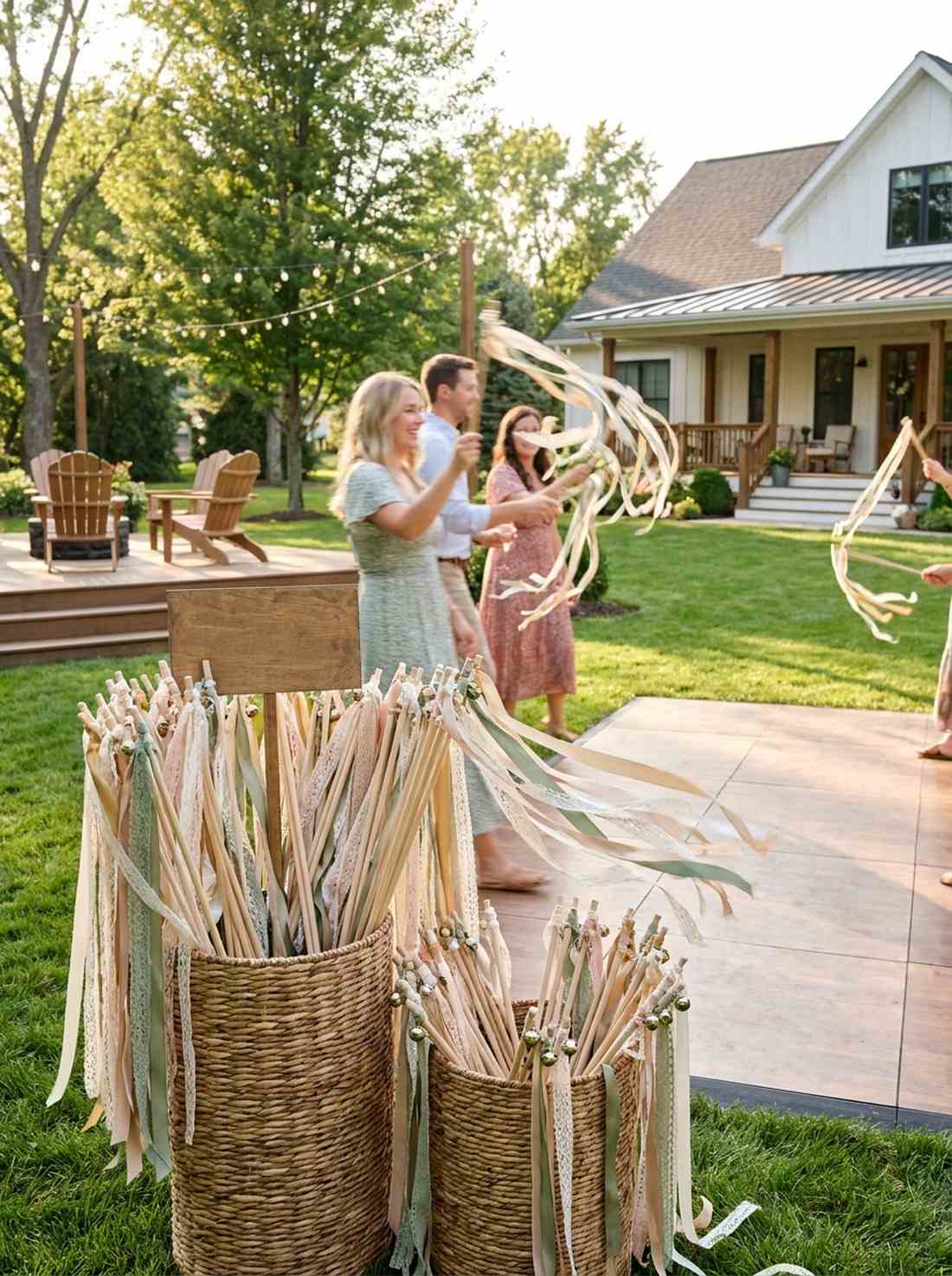 ribbon wand favors