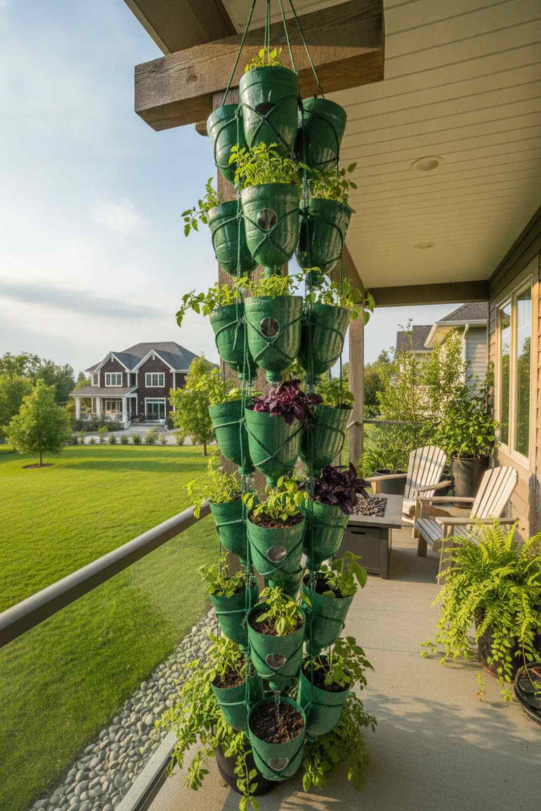bottle vertical gardens