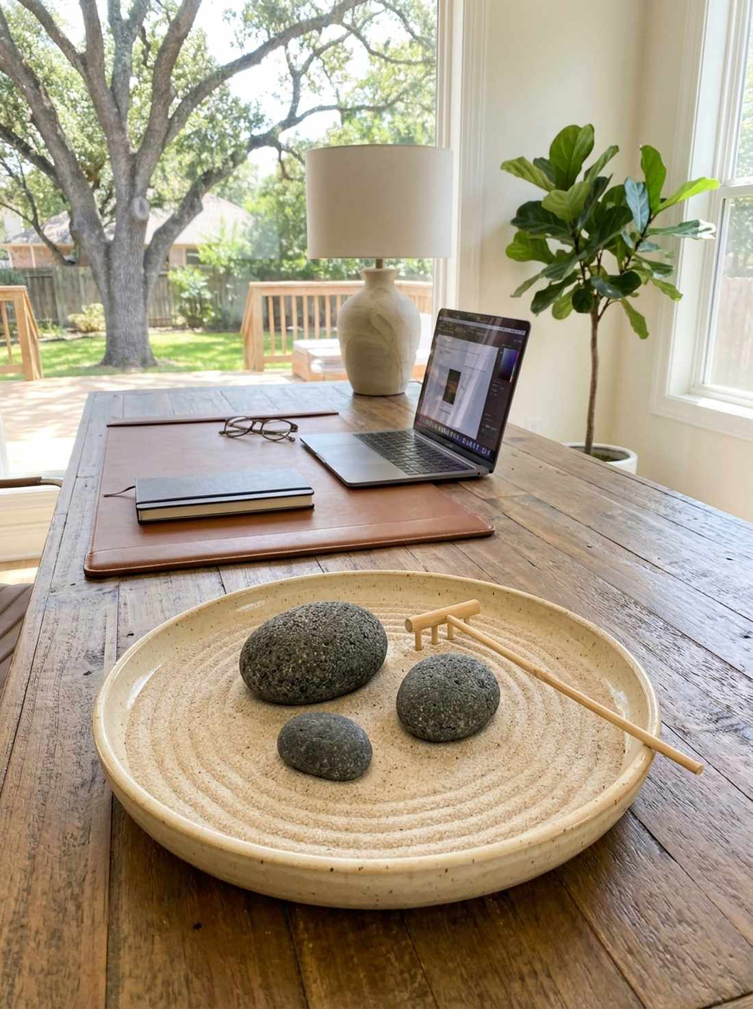container stone garden portable