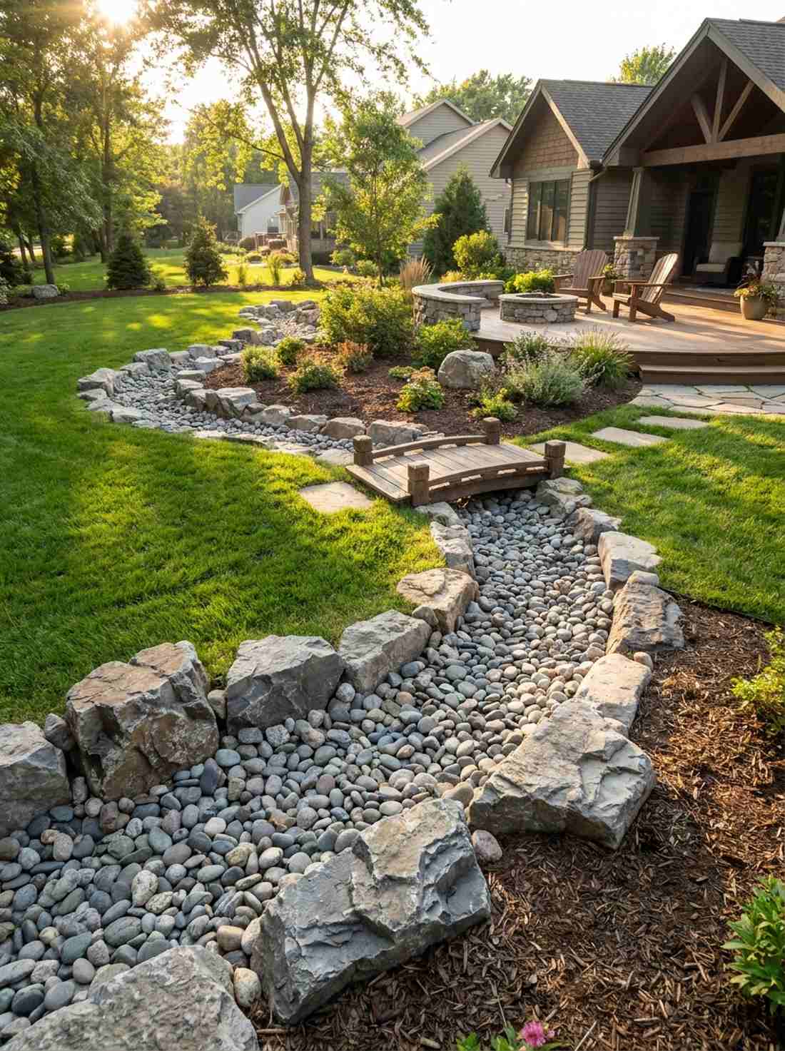 dry stream bed suggestion