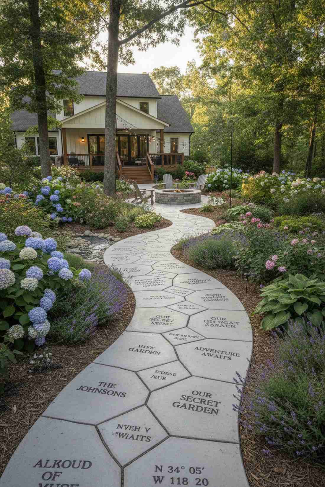 engraved message stones