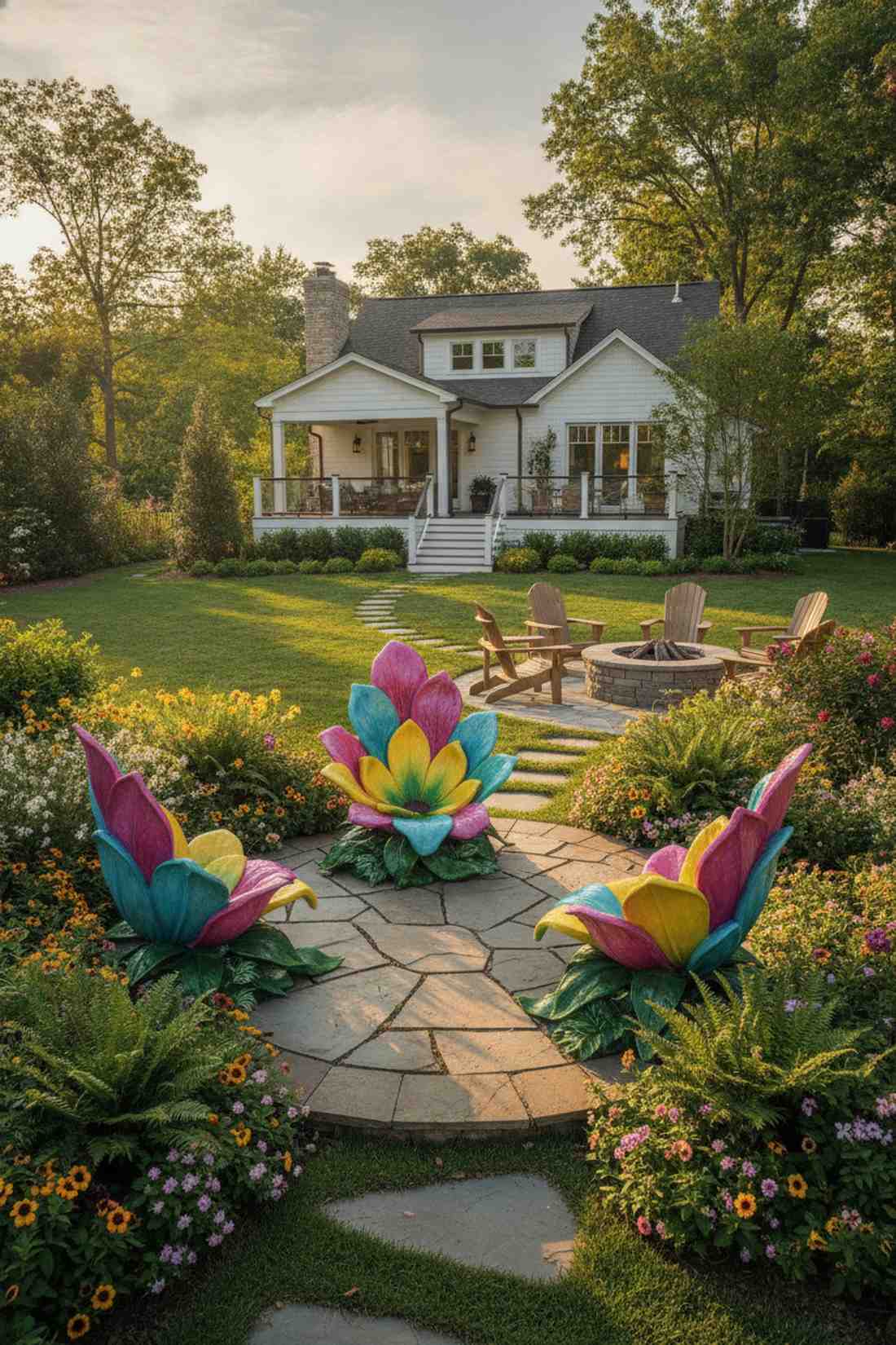 flower petal chair