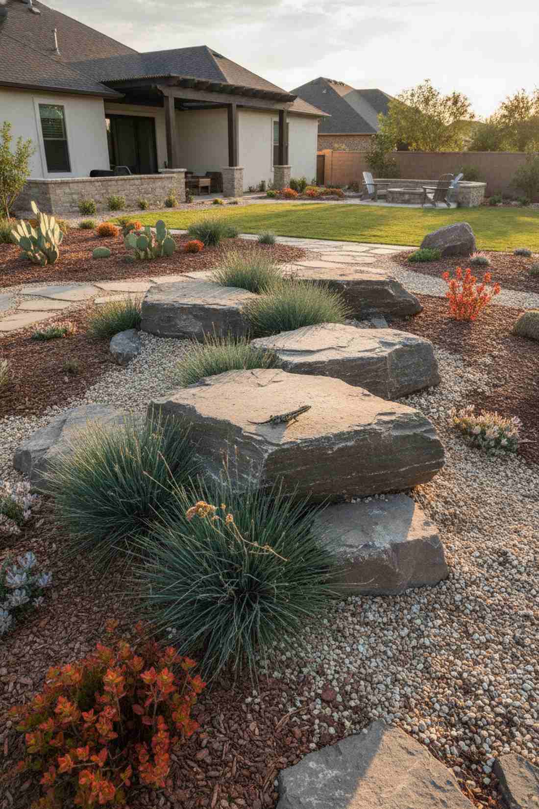 reptile basking rocks
