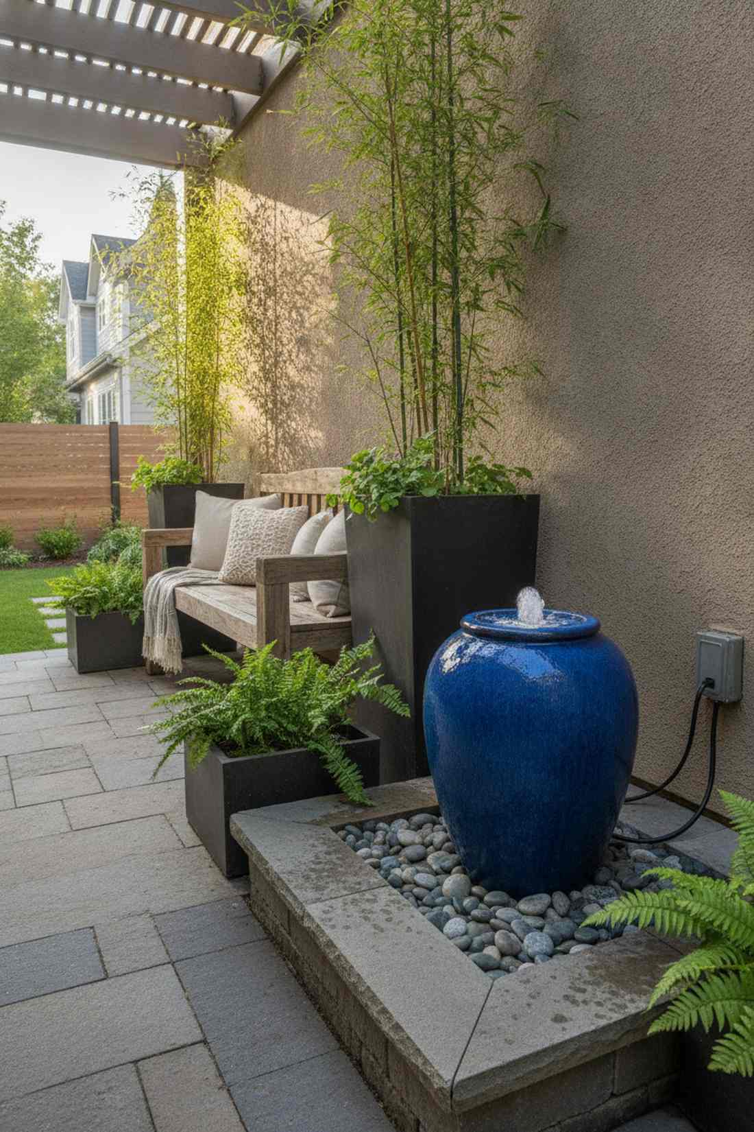water feature accent
