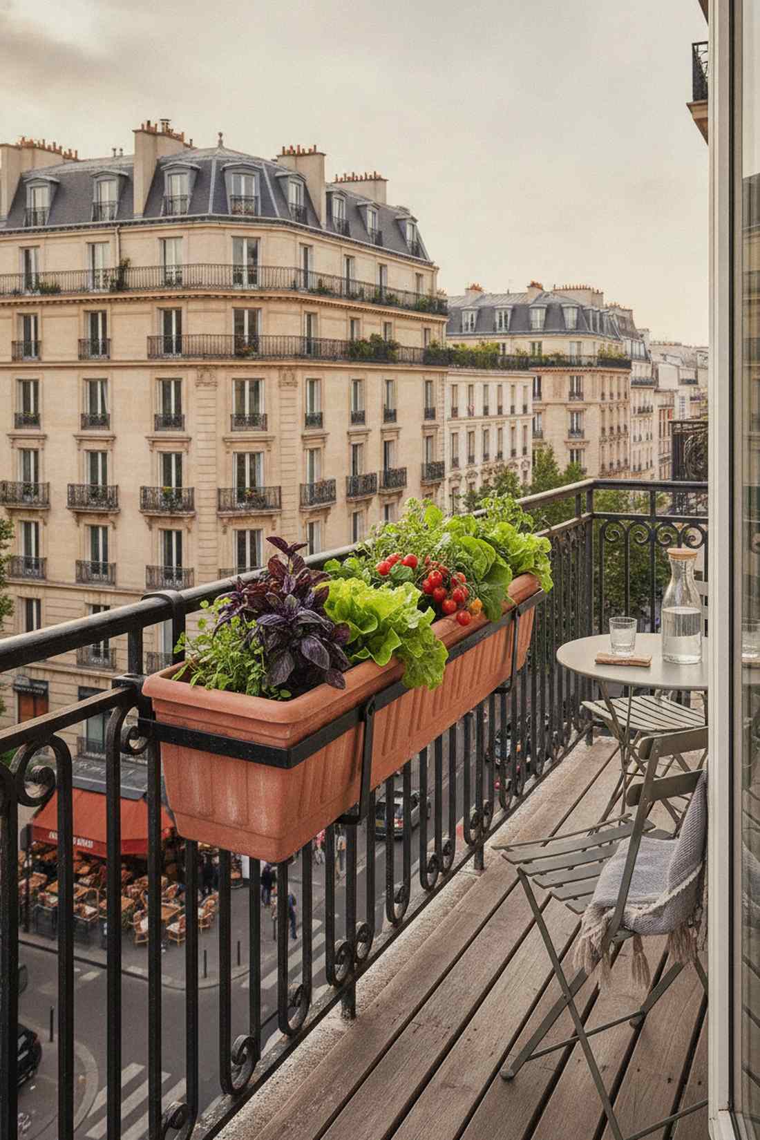 balcony rail planter