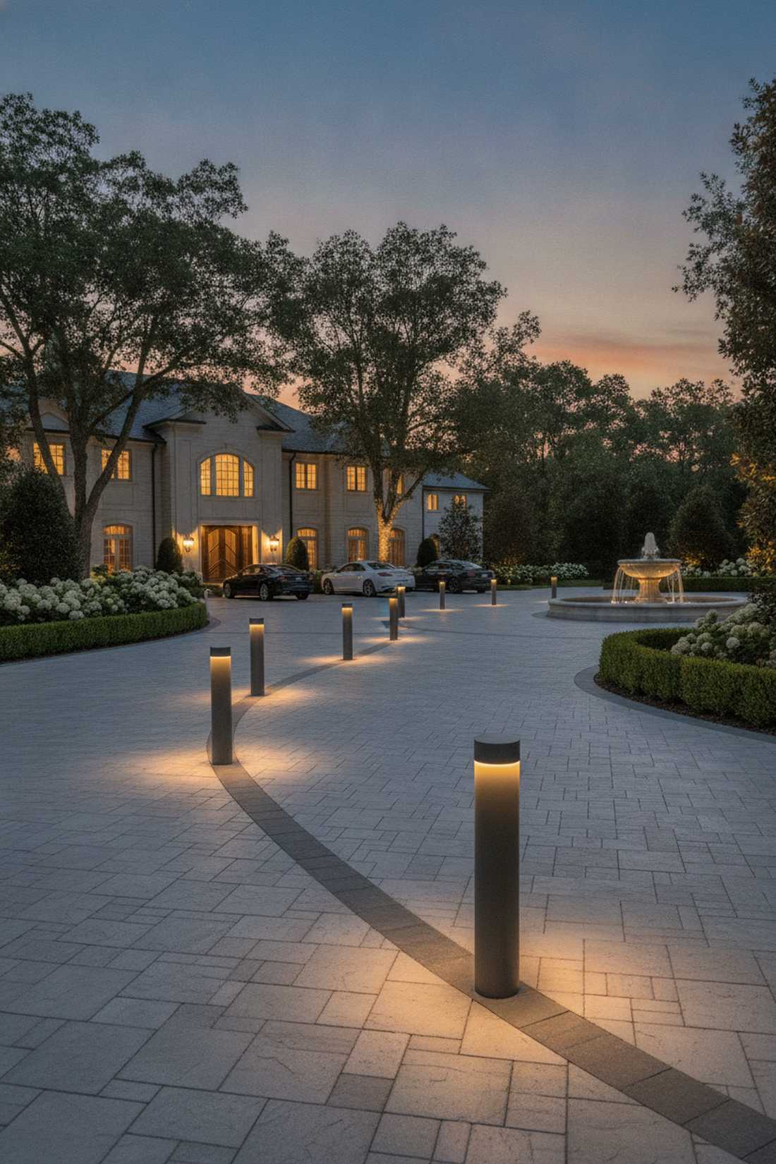driveway bollard illumination